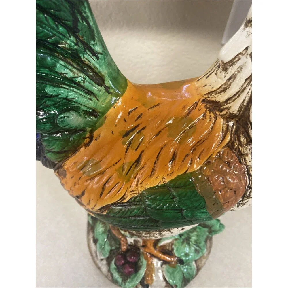 Beautiful Three Hands Corp Large Ceramic Rooster